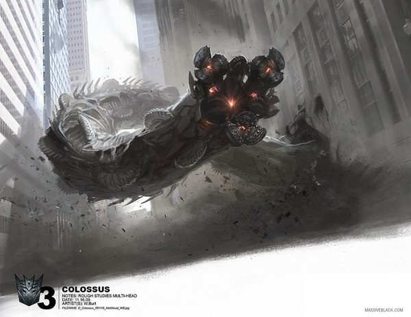 Transformers Dark Of The Moon Concept Art Massive Black  (7 of 10)